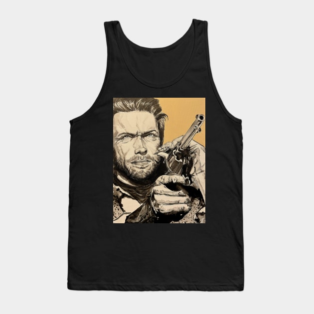 The Man with No Name Tank Top by MadsAve